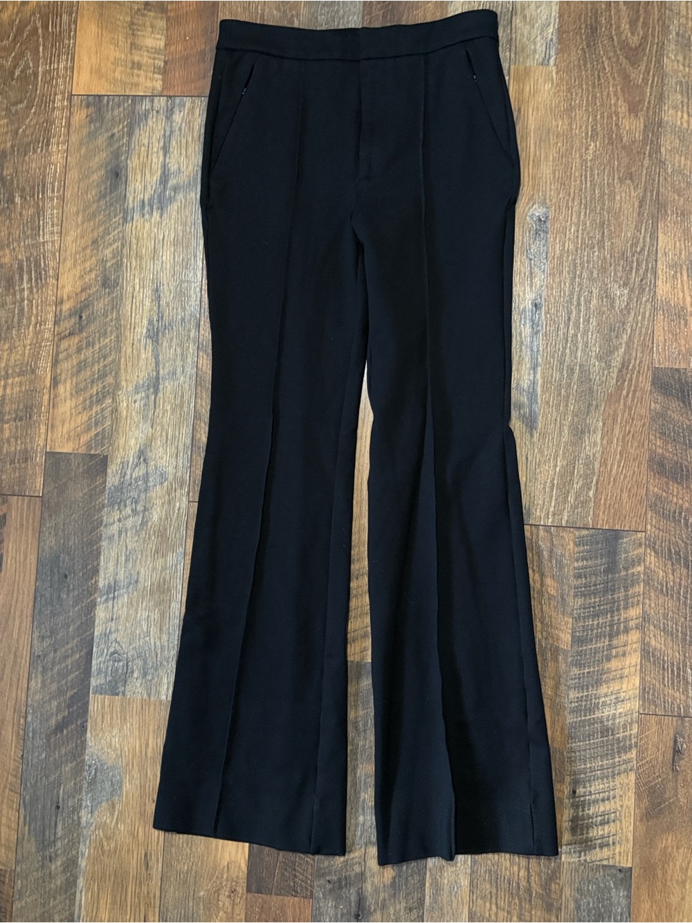 The Essential Trouser by Anthropologie black flared size 4